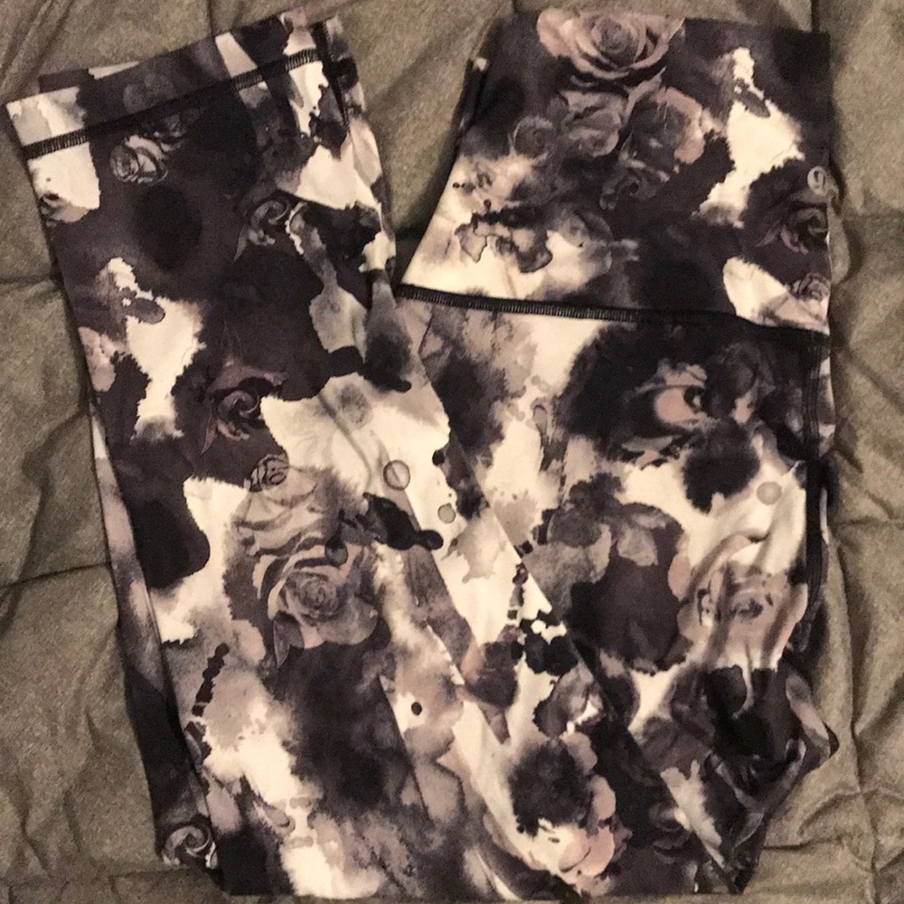 Lululemon wonder under crop size 8